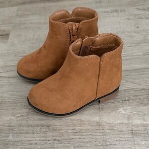 Cat & Jack Brown Suede Ankle Boots